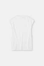 T-Shirts Straight Neck Sleeveless - Ferro Brown - Femme