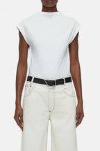 T-Shirts Straight Neck Sleeveless - Ferro Brown - Femme
