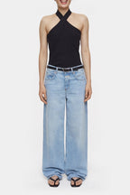 T-Shirts Halter Neck Top - Black - Femme