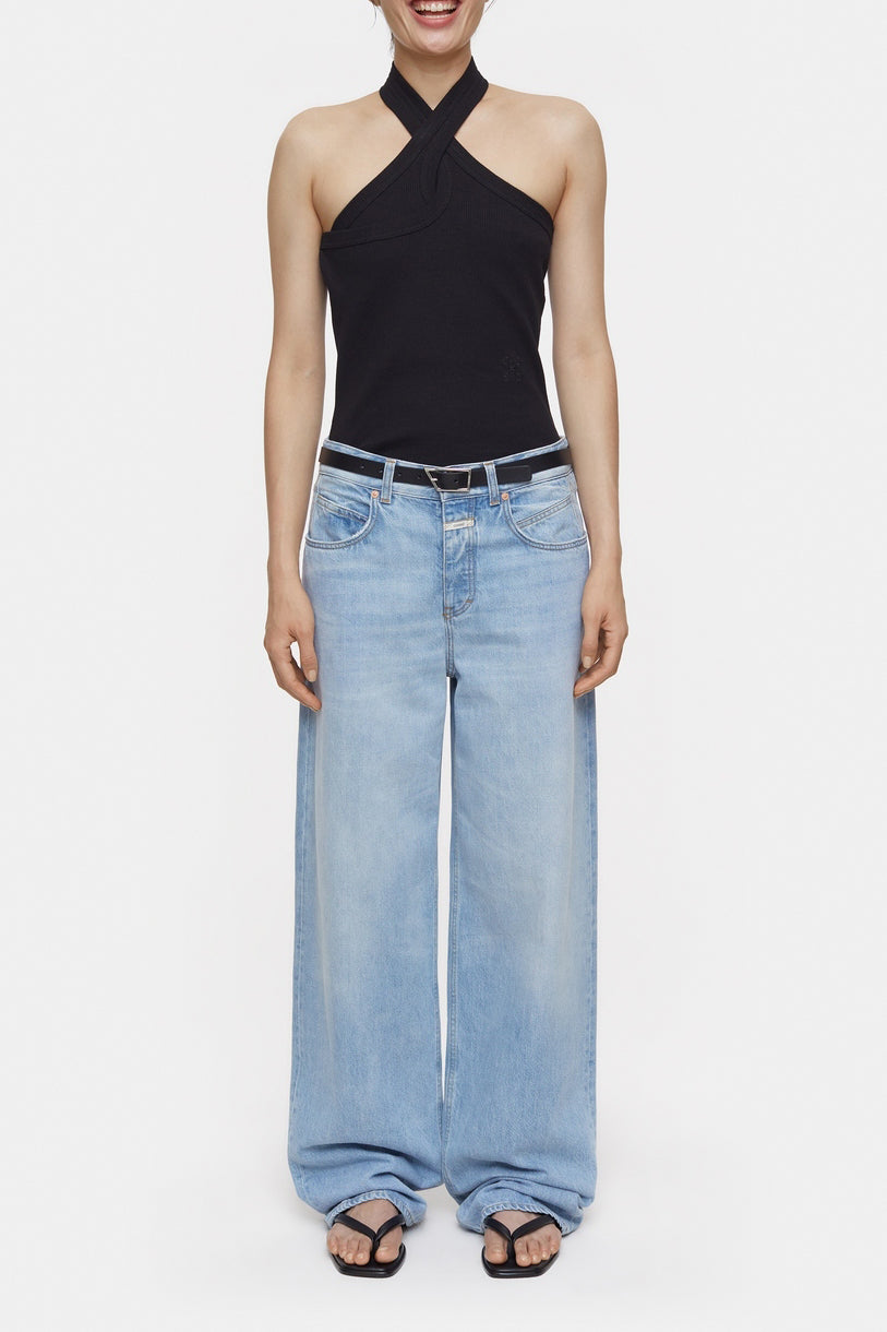 T-Shirts Halter Neck Top - Black - Femme