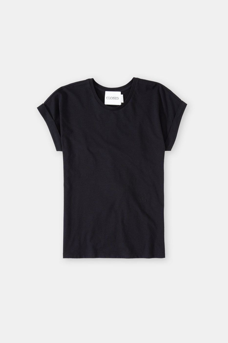 T-Shirts Turn Up T-Shirt - Black - Femme