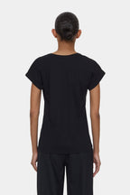 T-Shirts Turn Up T-Shirt - Black - Femme