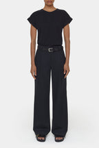 T-Shirts Turn Up T-Shirt - Black - Femme