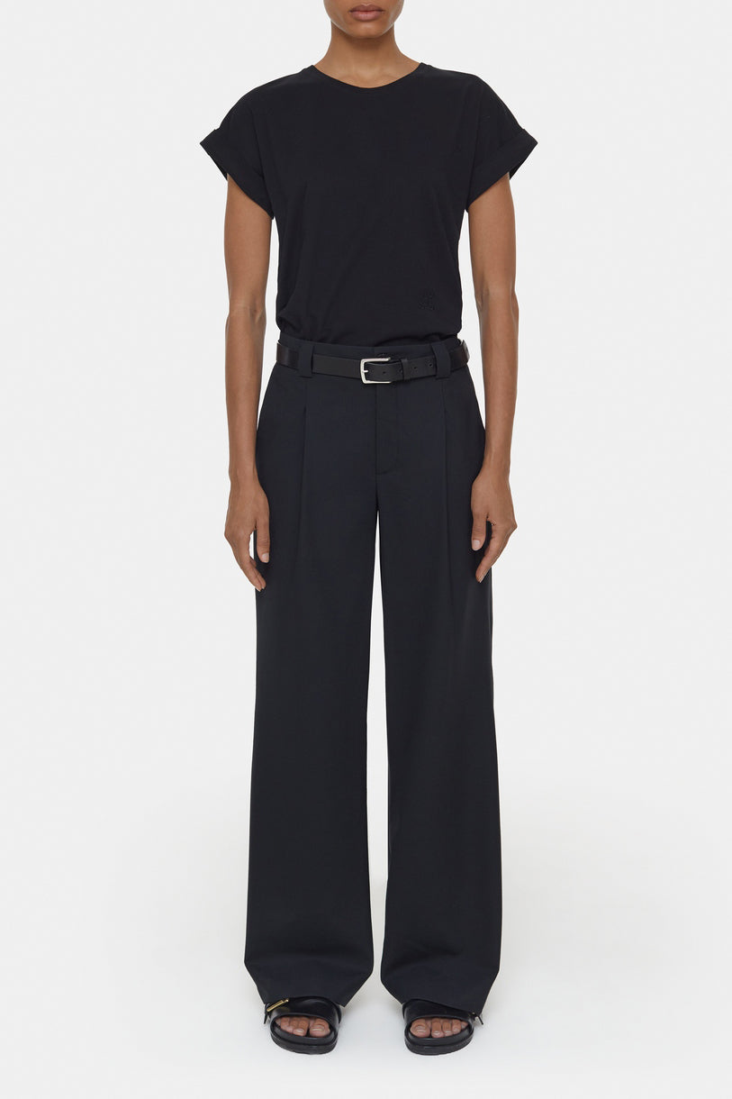 T-Shirts Turn Up T-Shirt - Black - Femme