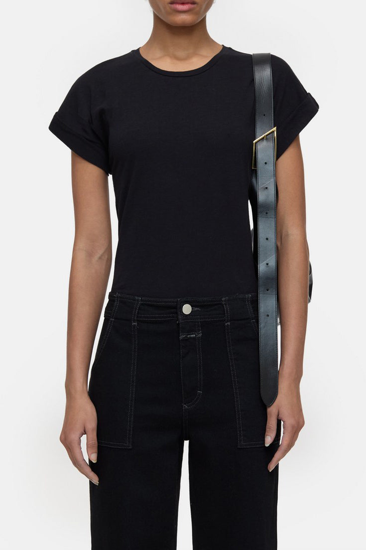 T-Shirts Turn Up T-Shirt - Brown Sugar - Femme