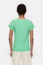 T-Shirts Turn Up T-Shirt - Brown Sugar - Femme
