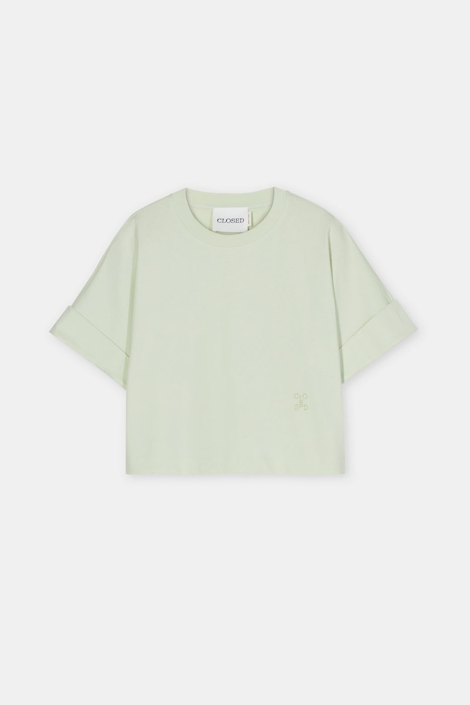 T-Shirts Turn Up T-Shirt - Smokey Blue - Femme