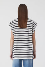 T-Shirts Crew Neck Cap Sleeve - Brown Sugar - Femme