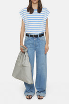 T-Shirts Crew Neck Cap Sleeve - Old Pine - Femme
