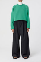 T-Shirts Crew Neck Long Sleeve - Old Pine - Femme