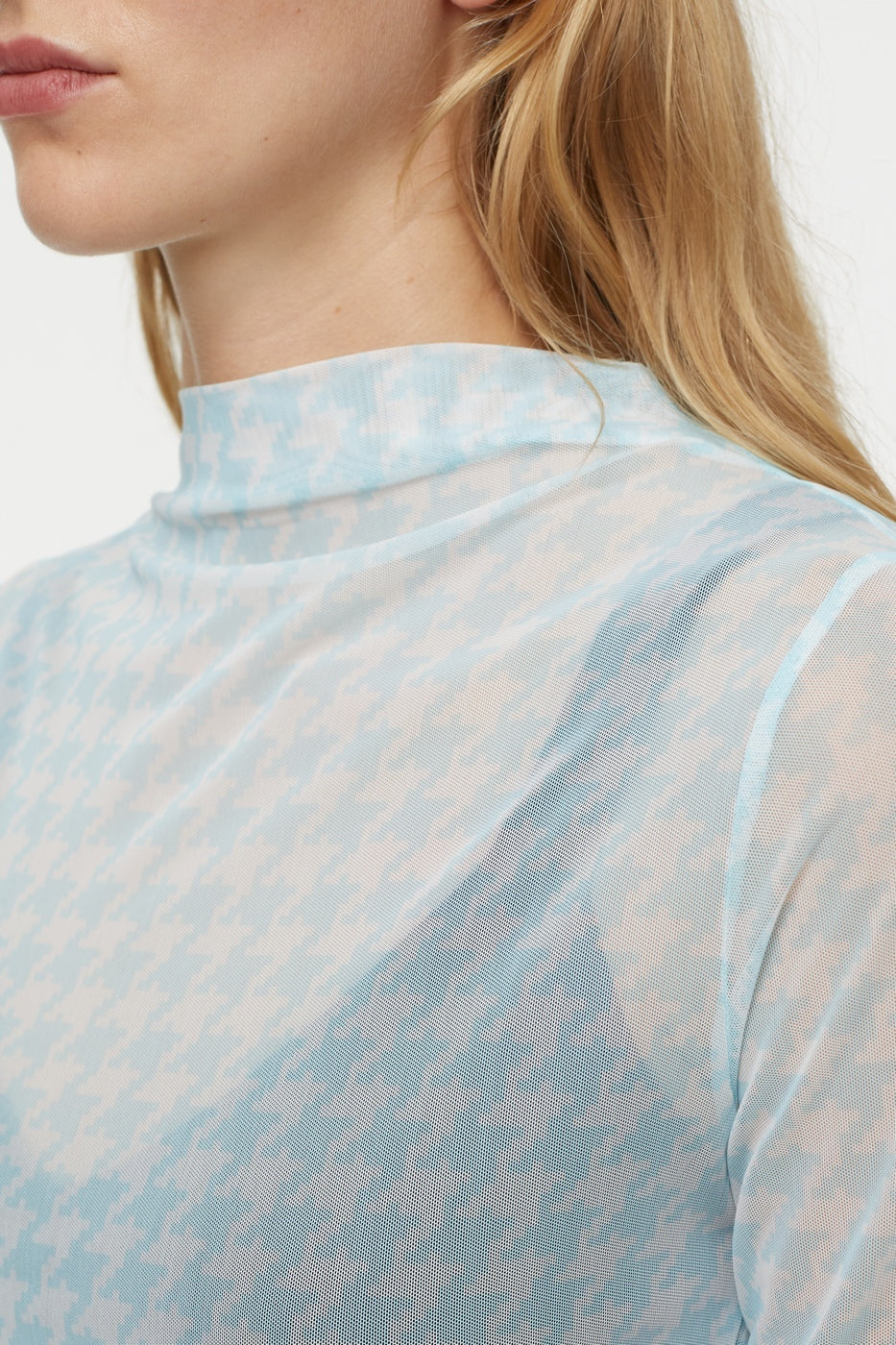 T-Shirts Straight Neck Longsleeve - Ivory - Femme