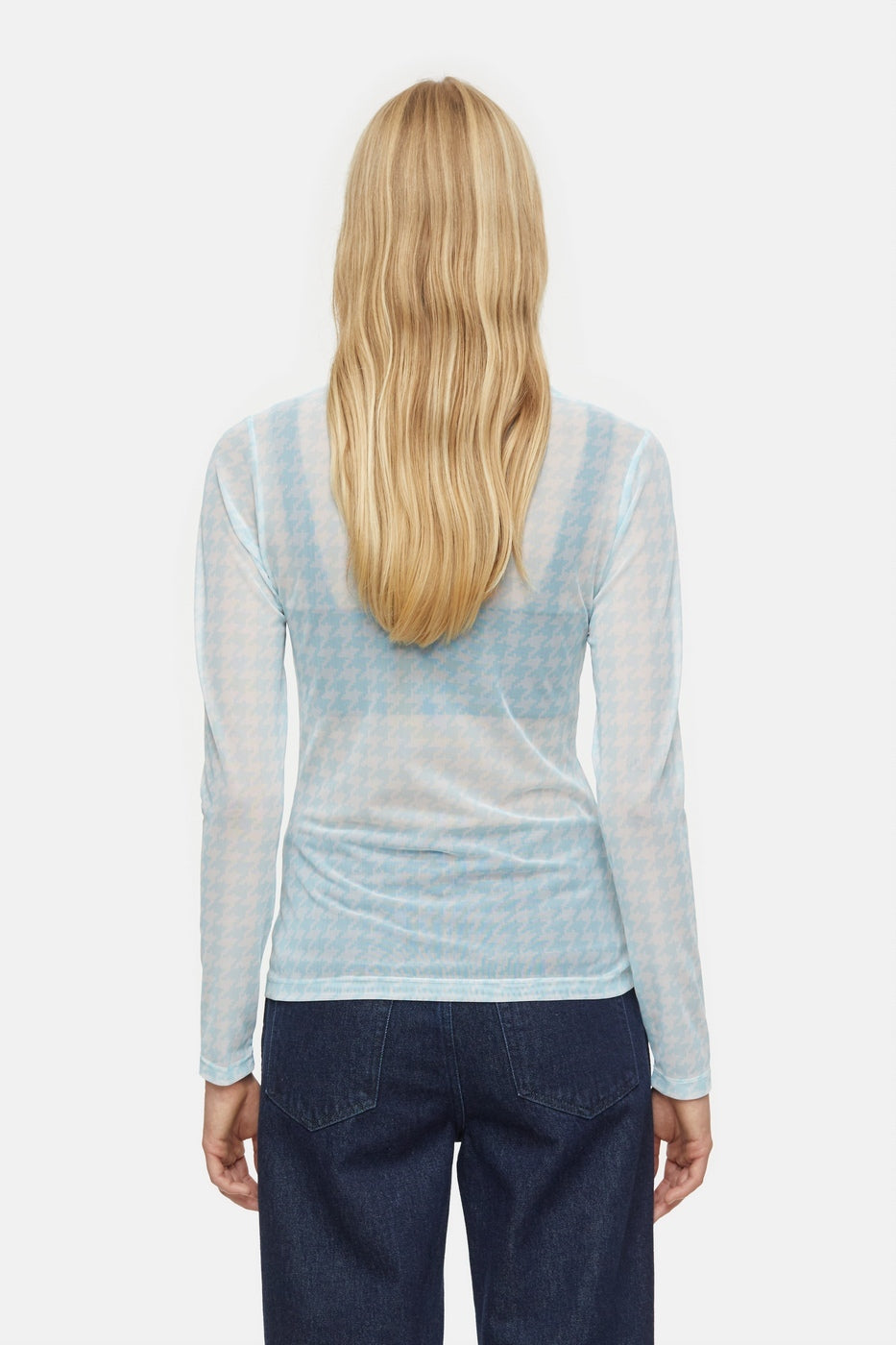T-Shirts Straight Neck Longsleeve - Ivory - Femme