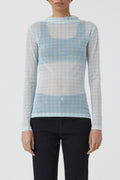 T-Shirts Straight Neck Longsleeve - Ivory - Femme