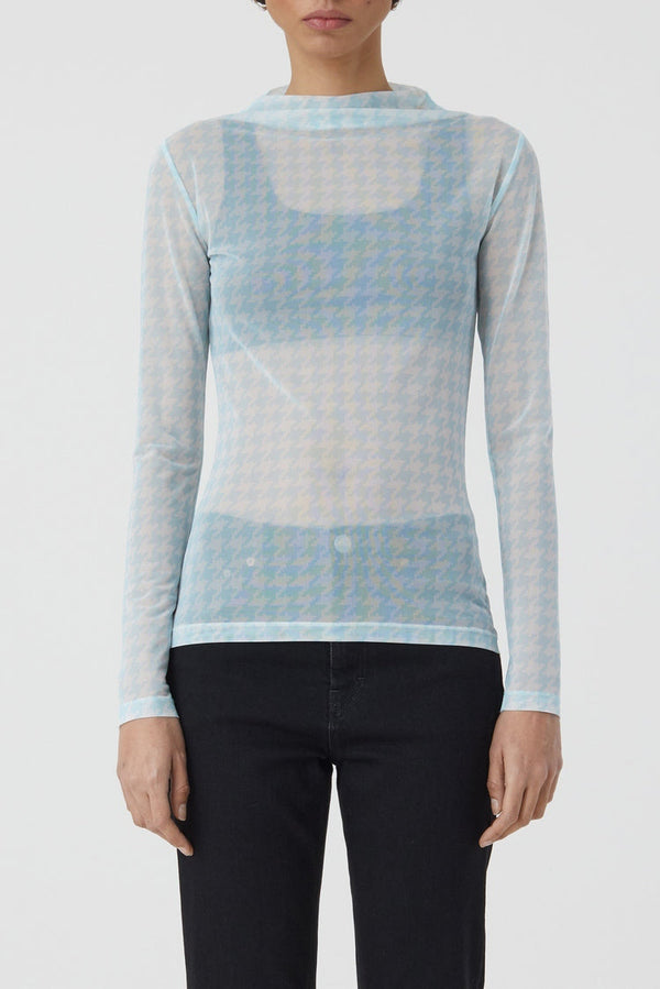 T-Shirts Straight Neck Longsleeve - Ivory - Femme
