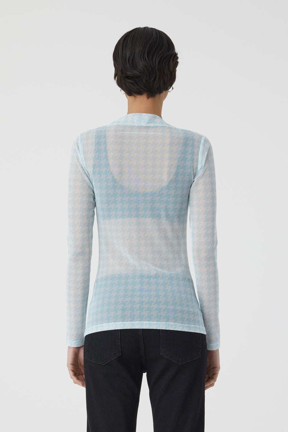 T-Shirts Straight Neck Longsleeve - Ivory - Femme