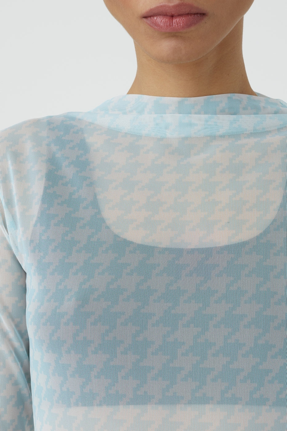 T-Shirts Straight Neck Longsleeve - Ivory - Femme