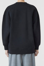 T-Shirts Oversize Crew - Green Weed - Femme