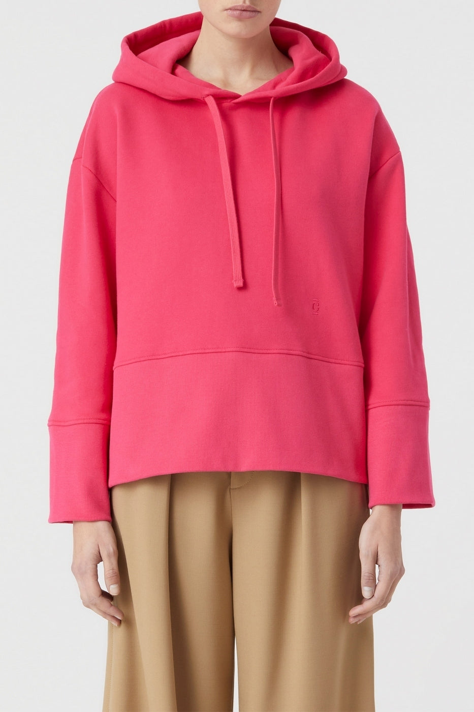 T-Shirts Cropped Hoody - Tullamore Brown - Femme