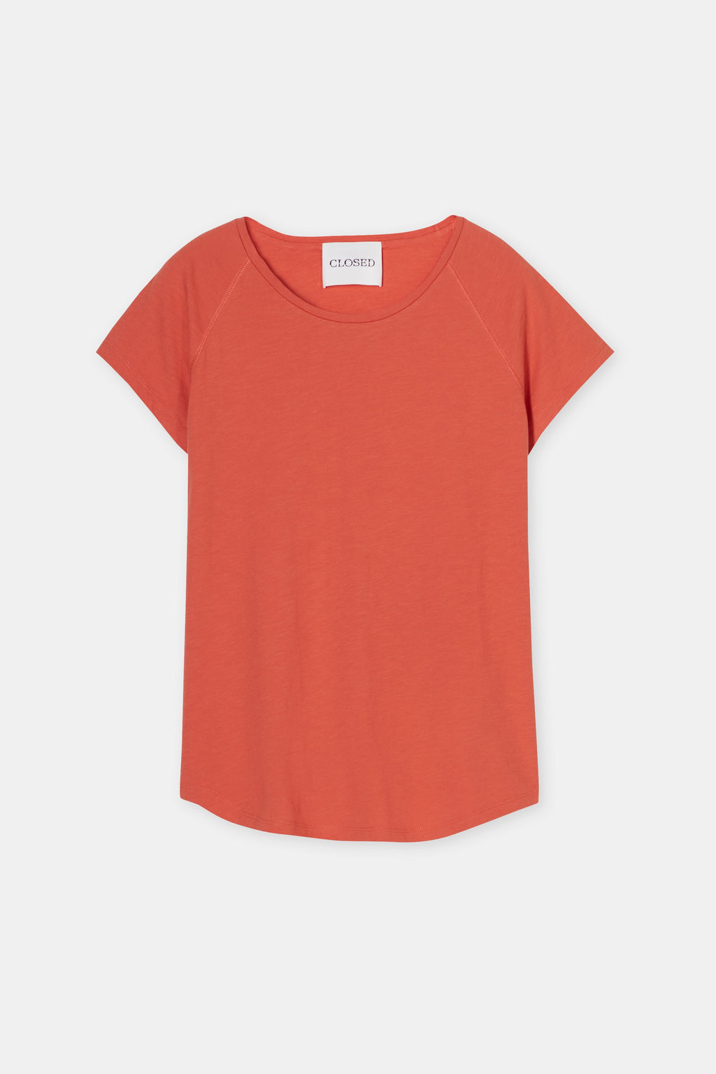 T Shirt Raglan - Aperol Red - Femme