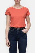 T Shirt Raglan - Aperol Red - Femme