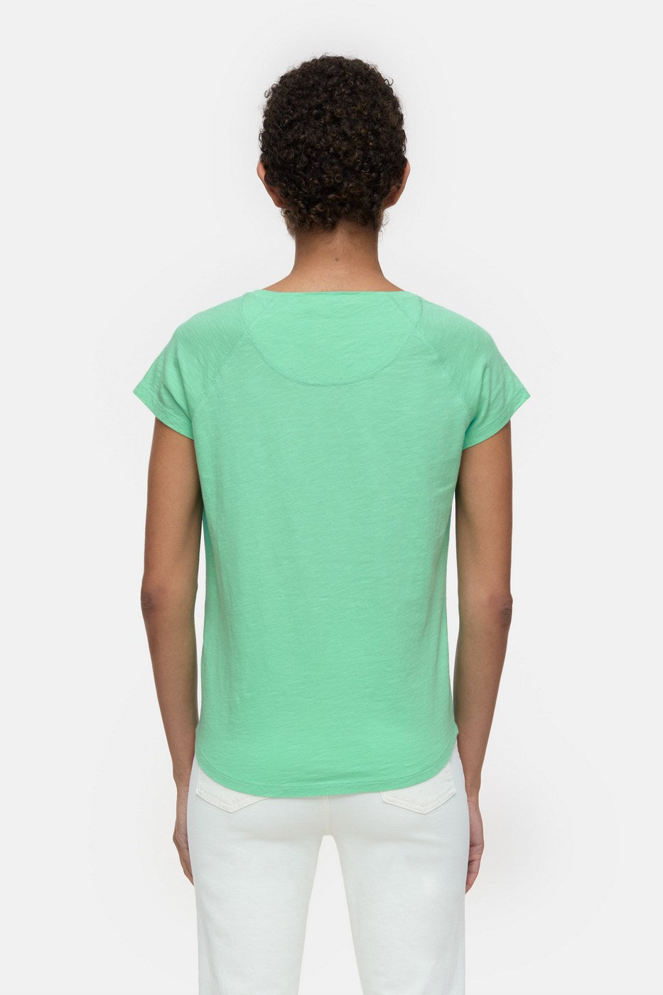 T Shirt Raglan - Green Kick - Femme