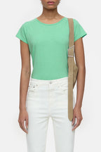 T Shirt Raglan - Green Kick - Femme