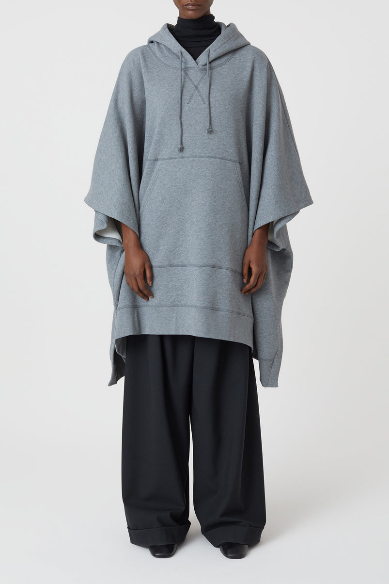 T-Shirts Hooded Cape - Black - Femme
