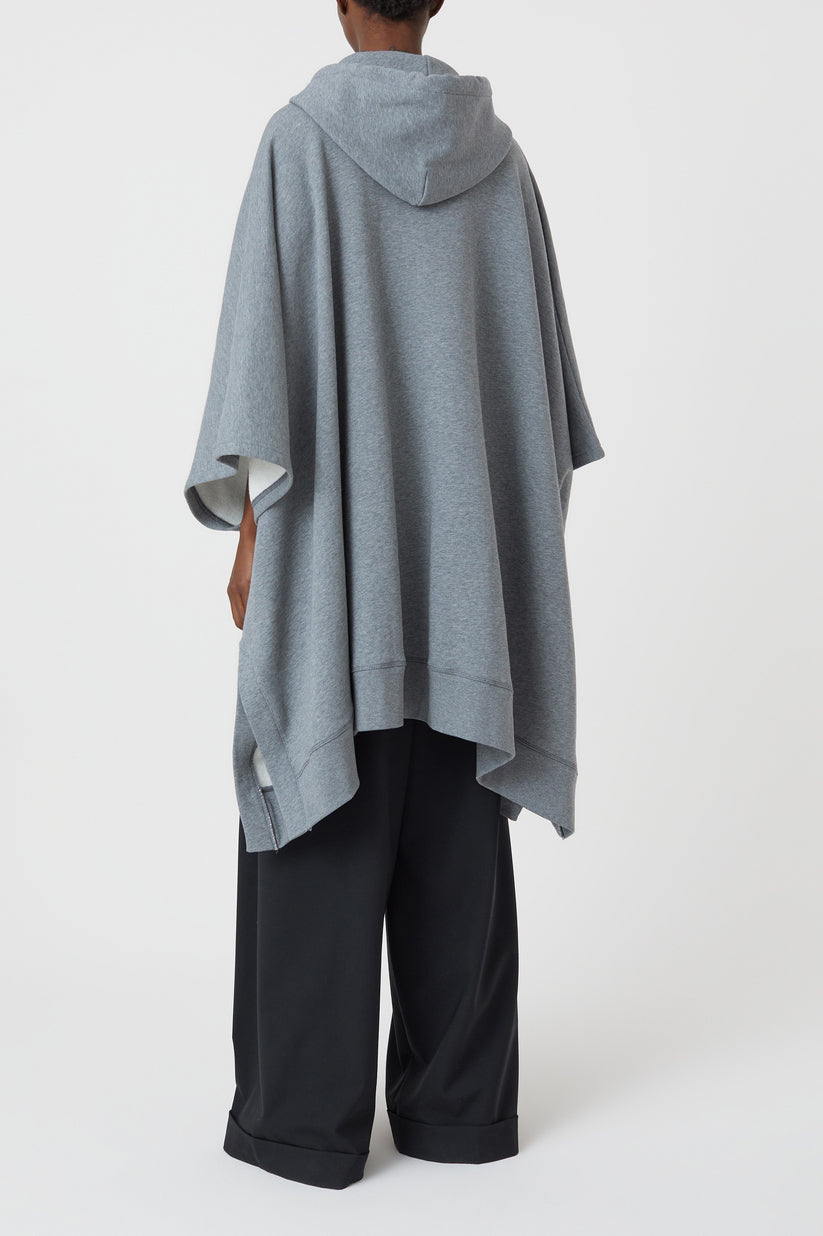 T-Shirts Hooded Cape - Black - Femme