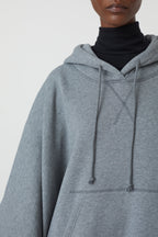 T-Shirts Hooded Cape - Black - Femme