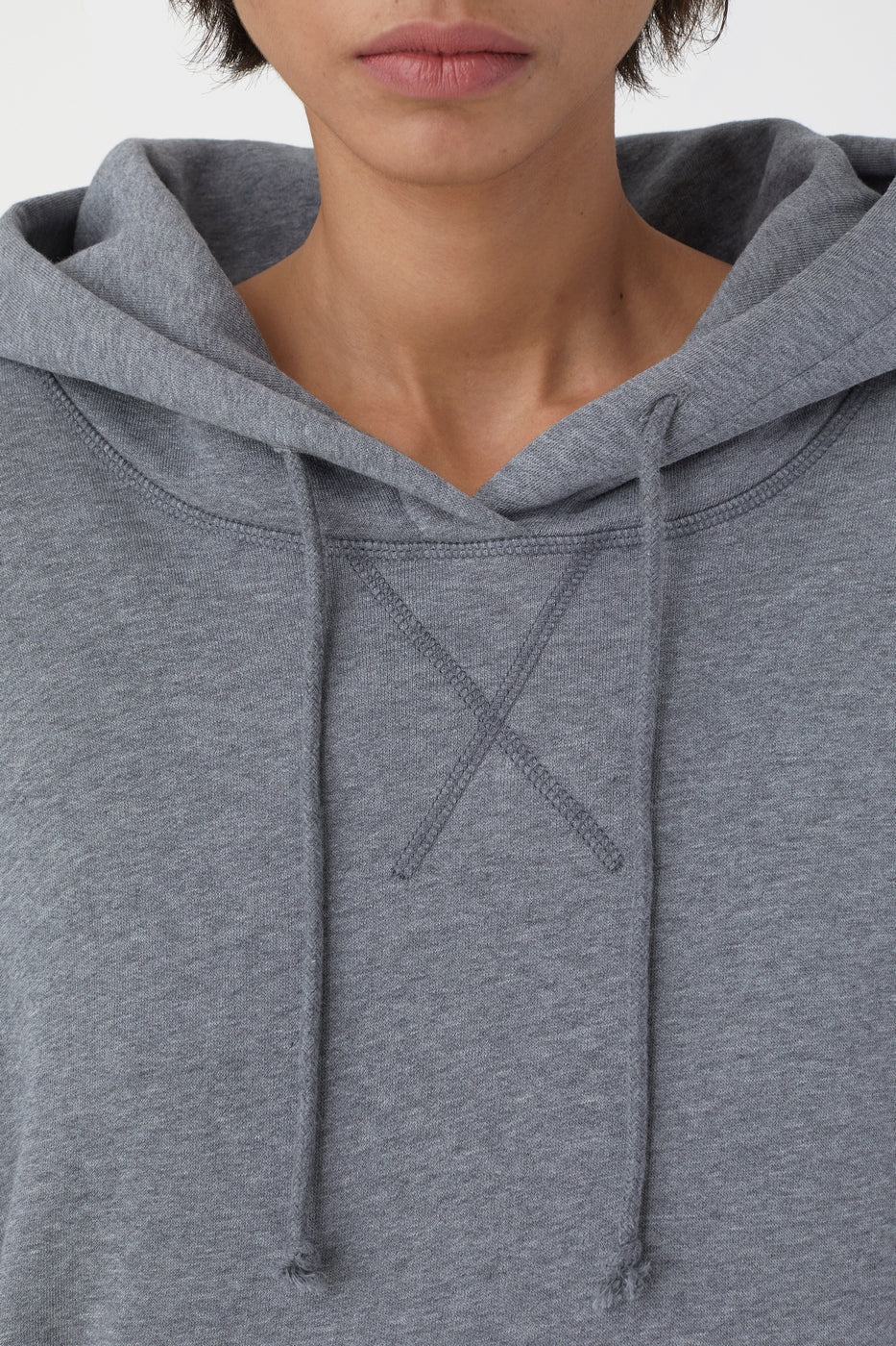 T-Shirts Hooded Cape - Black - Femme