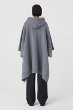 T-Shirts Hooded Cape - Black - Femme