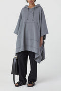 T-Shirts Hooded Cape - Black - Femme