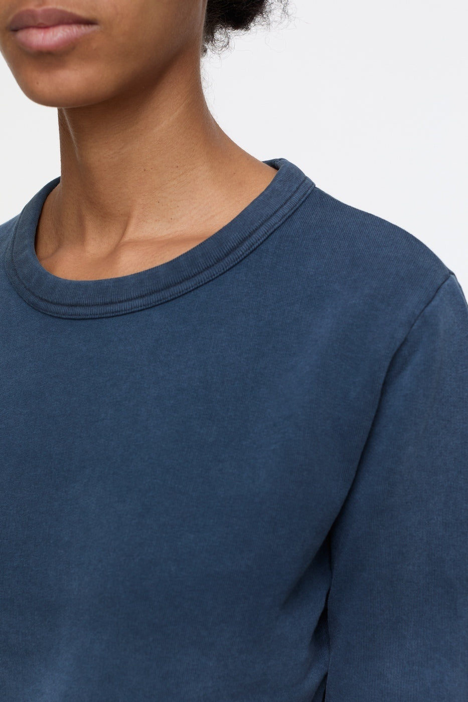 T-Shirts Fitted Crewneck - Latte - Femme
