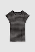 T-Shirts Cap Sleeve Top - Brown Sugar - Femme