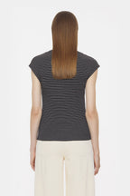 T-Shirts Cap Sleeve Top - Brown Sugar - Femme