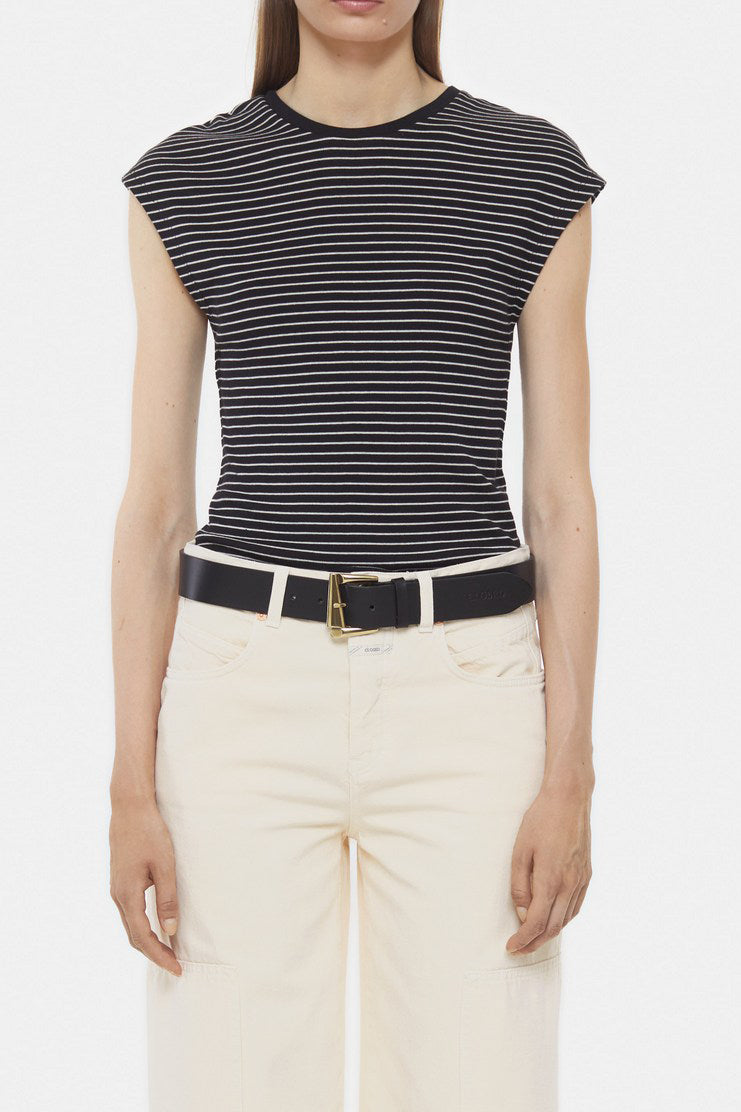 T-Shirts Cap Sleeve Top - Brown Sugar - Femme