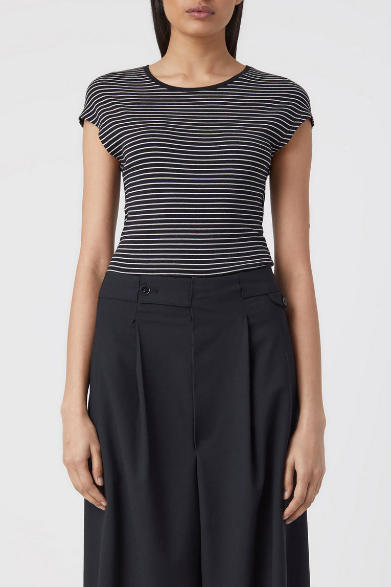 T-Shirts Cap Sleeve Top - Brown Sugar - Femme