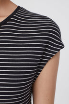 T-Shirts Cap Sleeve Top - Brown Sugar - Femme
