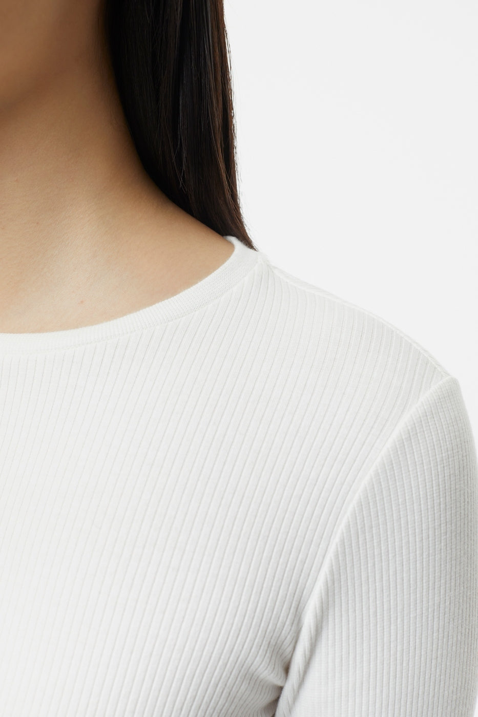 T-Shirts Cropped Longsleeve - Calamatta Yellow - Femme