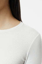 T-Shirts Cropped Longsleeve - Calamatta Yellow - Femme