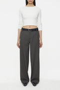 T-Shirts Cropped Longsleeve - Calamatta Yellow - Femme