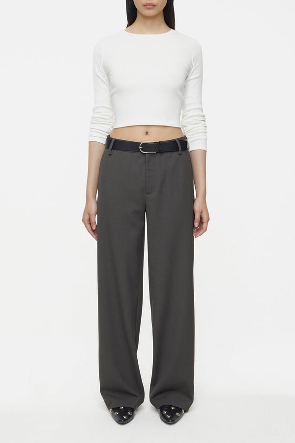 T-Shirts Cropped Longsleeve - Calamatta Yellow - Femme
