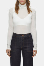 T-Shirts Turtle Neck - Smokey Blue - Femme