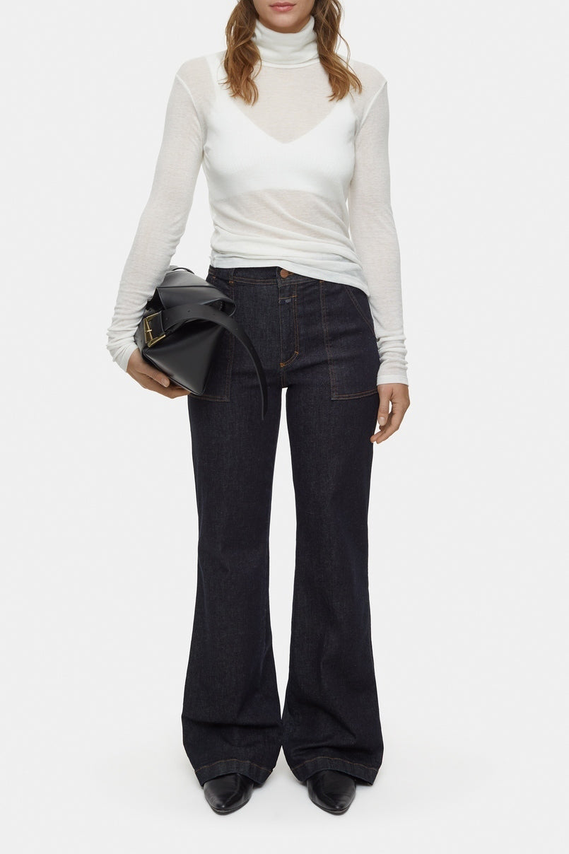 T-Shirts Turtle Neck - Smokey Blue - Femme