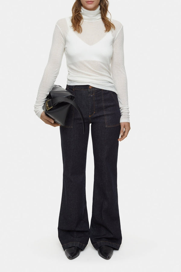 T-Shirts Turtle Neck - Smokey Blue - Femme