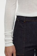 T-Shirts Turtle Neck - Smokey Blue - Femme