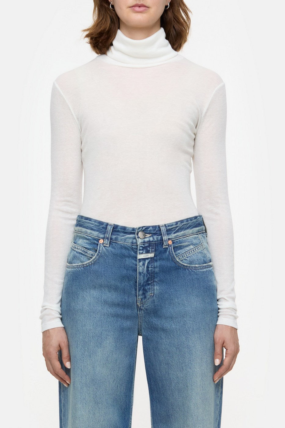 T-Shirts Turtle Neck - Smokey Blue - Femme