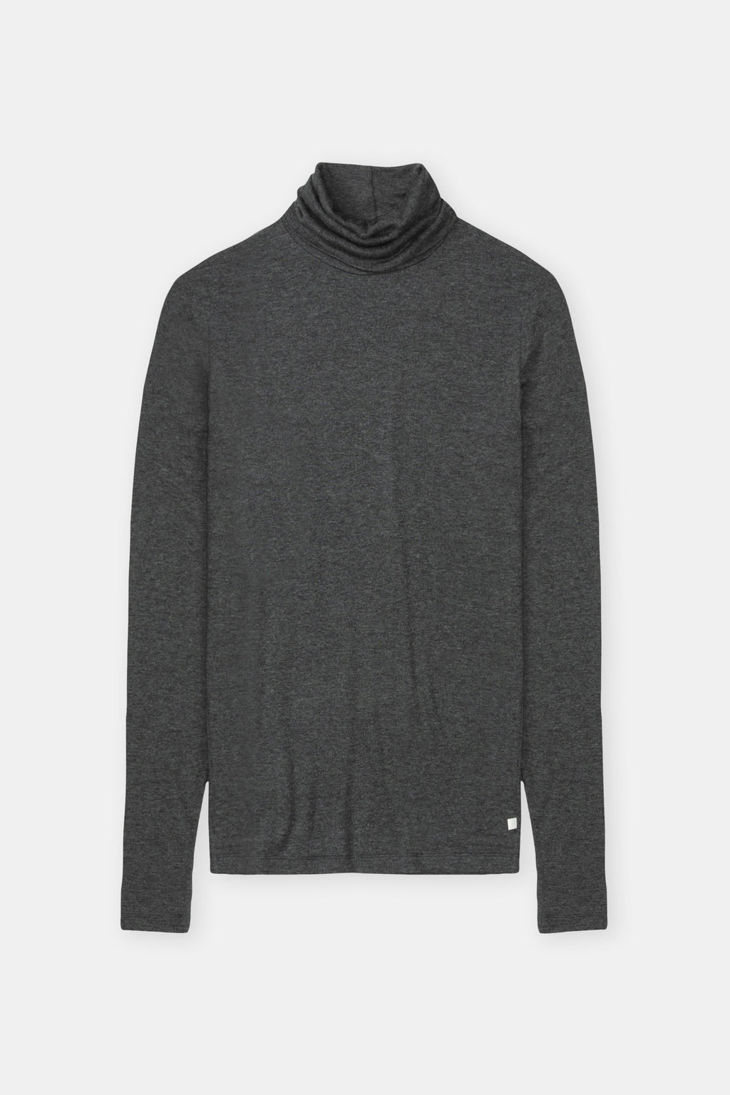 Turtle Neck - Dark Grey Melange - Femme