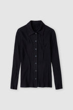 Shirt Longsleeve - Black - Femme