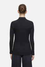 Shirt Longsleeve - Black - Femme
